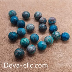 Turquoise perles