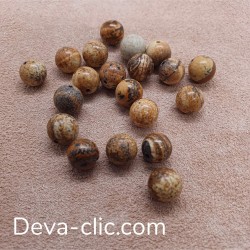 Perles jaspe des sables