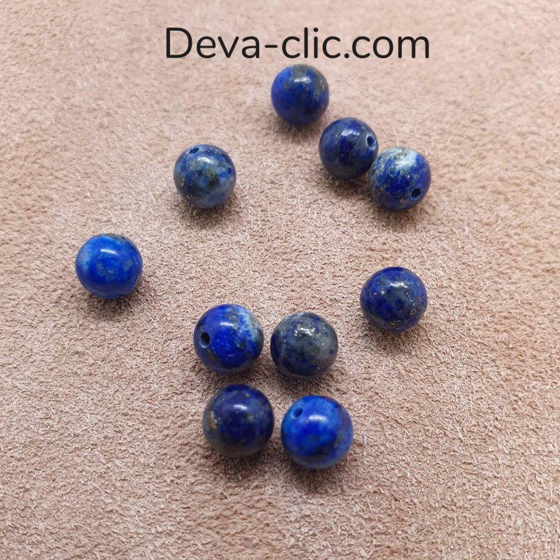 Perle lapis-lazuli