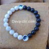 Bracelet howlite shungite