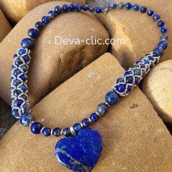 Collier lapis-lazuli