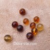 Perle ambre 6 mm