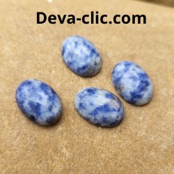 Cabochon en sodalite ovale