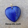 Cœur collier lapis-lazuli