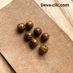 Perles jaspe peau d éléphant