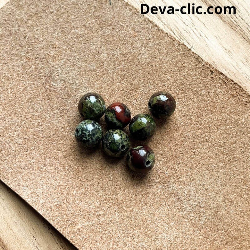 Perle héliotrope 6 mm