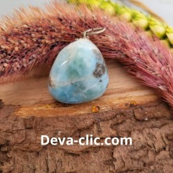 Pendentif en larimar